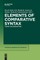 Elements of Comparative Syntax