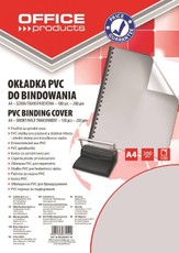 Įrišimo viršeliai PVC skaid.dūm.A4 0,2mm