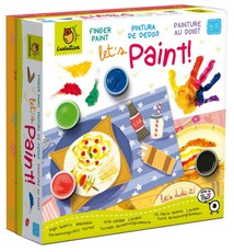 Spalvinimo rinkinys piešimui pirštais LUDATTICA „Let´s Paint“