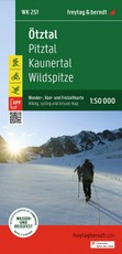 freytag & berndt Wanderkarte WK 251 Ötztal, Pitztal - Kaunertal - Wildspitze 1:50.000
