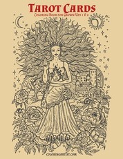 Tarot Cards Coloring Book for Grown-Ups 1 & 2