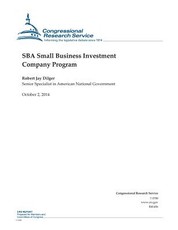 SBA Small Business Investment Company Program
