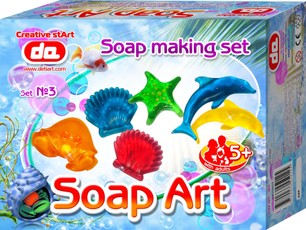 „Soap Art“ muilo kūrybos rinkinys. Jūros gyvūnai