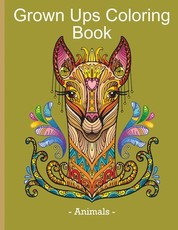 Grown Ups Coloring Book - Animals