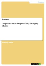 Corporate Social Responsibility in Supply Chains