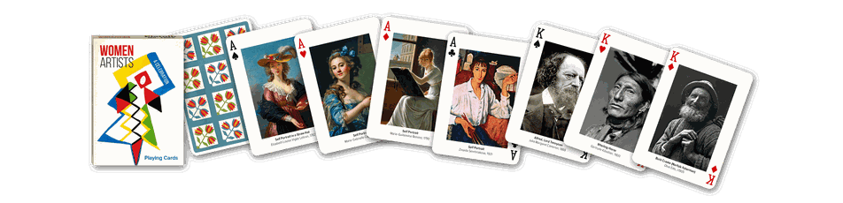 PIATNIK Žaidimo kortos “Women Artists“