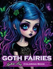 Goth Fairies Coloring Book