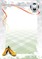 Popierius diplomams A4 170g 25l FOOTBALL