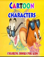 Cartoon Characters Coloring Books For Kids