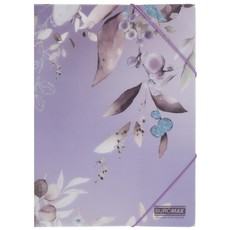 Aplankas su guma A4 ARABESKI PP violetinis