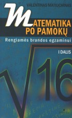 Matematika po pamokų. Rengiamės brandos egzaminui. 1 dalis