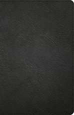 NASB Large Print Personal Size Reference Bible, Black Genuine Leather, Indexed