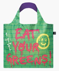 LOQI pirkinių krepšys „Brosmind: Eat your Greens Recycled Bag“
