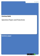 Question Types and Functions