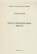 Lietuvių literatūrinė kritika tremtyje