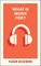 What Is Music For?