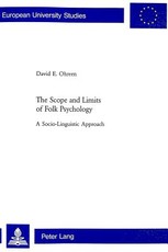 The Scope and Limits of Folk Psychology; A Socio-Linguistic Approach