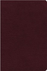 NIV, Reference Bible, Giant Print, Bonded Leather, Burgundy, Red Letter Edition, Indexed, Comfort Print