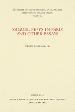 Samuel Pepys in Paris and Other Essays