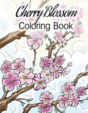 Cherry Blossom Coloring Book