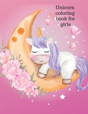 Unicorn coloring book for girls