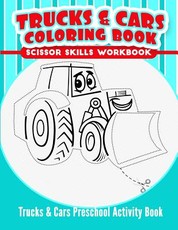 Trucks & Cars Coloring Book