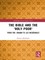 The Bible and the 'Holy Poor'