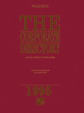 The Corporate Directory of US Public Companies 1995