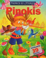 Pasakos su lipdukais. Pinokis