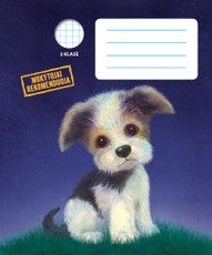 Holly Webb sąsiuvinis TRYS ŠUNIUKAI, 2 kl., langeliais