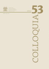 Colloquia. Nr. 53