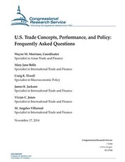 U.S. Trade Concepts, Performance, and Policy