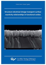 Structure-electrical charge transport-surface reactivity relationships in functional oxides
