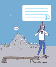 Sąsiuvinis GEDIMINAS, 24 lapų, langeliais