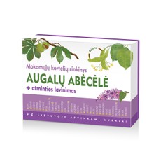 Augalų abėcėlė. Mokomųjų kortelių rinkinys