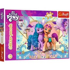 TREFL MY LITTLE PONY Blizganti dėlionė „Mano mažasis ponis“, 100 det. TREFL MY LITTLE PONY Blizganti dėlionė „Mano mažasis ponis“, 100 det.