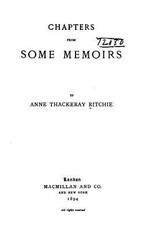 Chapters from Some Memoirs