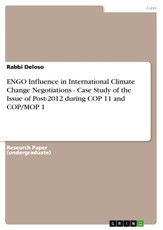 ENGO Influence in International Climate Change Negotiations -  Case Study of the Issue of Post-2012 during COP 11 and COP/MOP 1