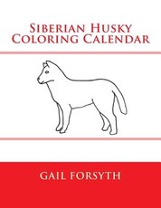 Siberian Husky Coloring Calendar