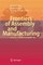Frontiers of Assembly and Manufacturing