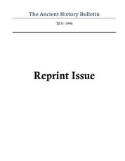 Ancient History Bulletin Volume Ten