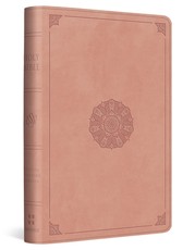 ESV Compact Bible (Trutone, Blush Rose, Emblem Design)