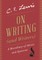 On Writing (and Writers)