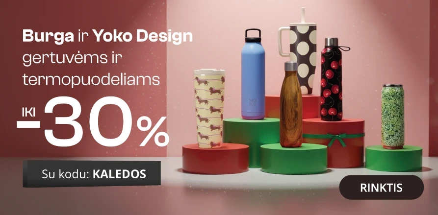Burga ir Yoko Design gertuvėms - extra nuolaidos iki -30%
