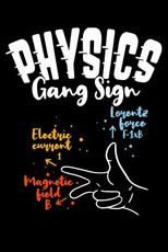 Physics Gang Sign Lorentz Force F=IxB Electric Current I Magnetic Field B