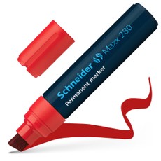 Žymeklis permanentinis Maxx 280 4-12mm raudonas