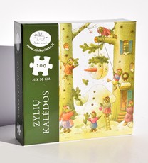 Dėlionė „Zylių Kalėdos“. 100 detalių