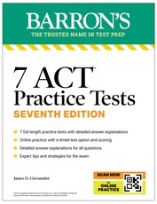 7 ACT Practice Tests, Seventh Edition + Online Practice (2026)