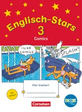 Englisch-Stars - BOOKii-Ausgabe - 3. Schuljahr. Comics. Übungsheft mit Lösungen