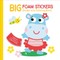 Big Foam Stickers: Sticker & Coloring Book (Hippo & Friends)